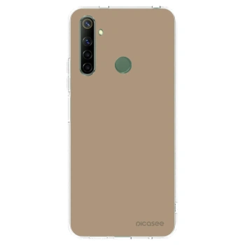 Picasee Realme 5 Hülle - Transparentes Silikon - Soft Sand