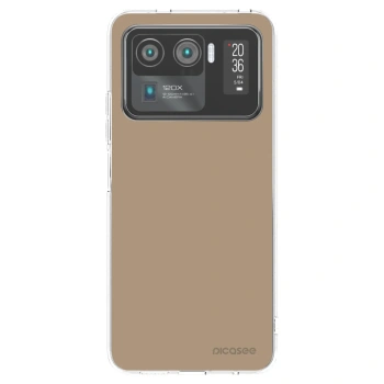 Picasee Xiaomi Mi 11 Ultra Hülle - Transparentes Silikon - Soft Sand