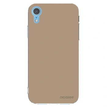 Picasee Apple iPhone XR Hülle - Transparentes Silikon - Soft Sand