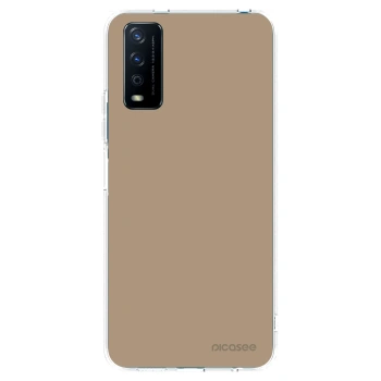 Picasee Vivo Y11s Hülle - Transparentes Silikon - Soft Sand