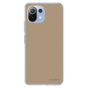 Picasee Xiaomi 11 Lite 5G NE Hülle - Transparentes Silikon - Soft Sand