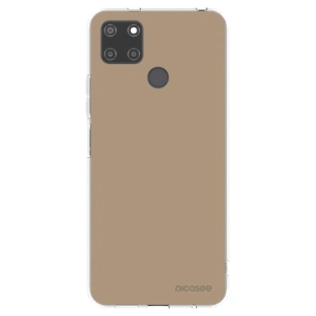 Picasee Realme C21Y Hülle - Transparentes Silikon - Soft Sand