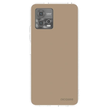 Picasee Motorola Moto G72 Hülle - Transparentes Silikon - Soft Sand