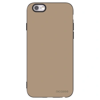 Picasee Apple iPhone 6/6S Hülle - Schwarzes Silikon - Soft Sand