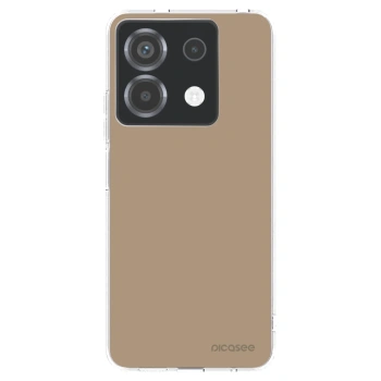 Picasee Xiaomi Poco X6 Hülle - Transparentes Silikon - Soft Sand