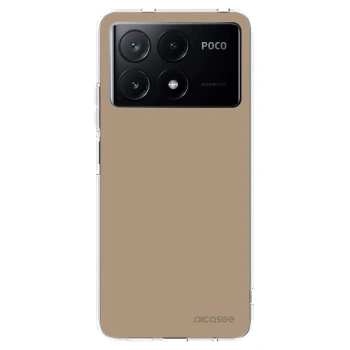 Picasee Xiaomi Poco X6 Pro Hülle - Transparentes Silikon - Soft Sand