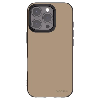 Picasee Apple iPhone 16 Pro Hülle - Schwarzes Silikon - Soft Sand