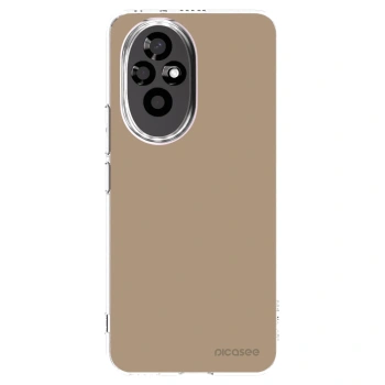 Picasee Honor 200 Pro 5G Hülle - Transparentes Silikon - Soft Sand