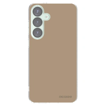 Picasee Samsung Galaxy S25+ 5G Hülle - Transparentes Silikon - Soft Sand
