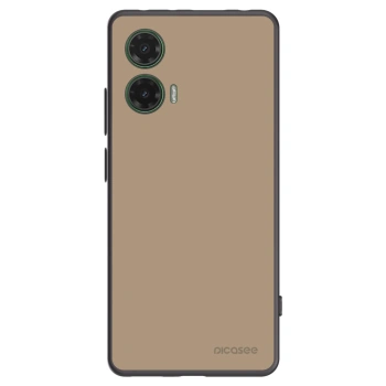 Picasee Motorola Moto G35 5G Hülle - Schwarzes Silikon - Soft Sand