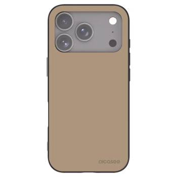 Picasee Apple iPhone 17 Pro Hülle - Schwarzes Silikon - Soft Sand