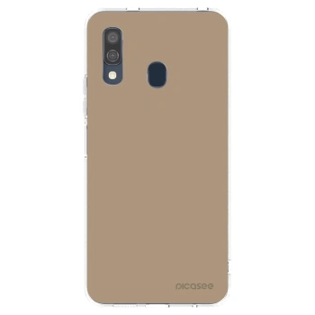 Picasee Samsung Galaxy A40 A405F Hülle - Transparentes Silikon - Soft Sand