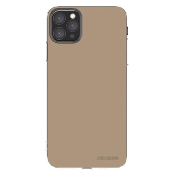 Picasee Apple iPhone 11 Pro Max Hülle - Transparentes Silikon - Soft Sand