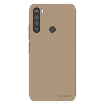 Picasee Xiaomi Redmi Note 8 Hülle - Transparentes Silikon - Soft Sand