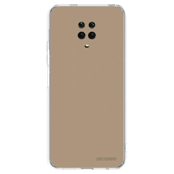 Picasee Xiaomi Redmi Note 9 Pro Hülle - Transparentes Silikon - Soft Sand
