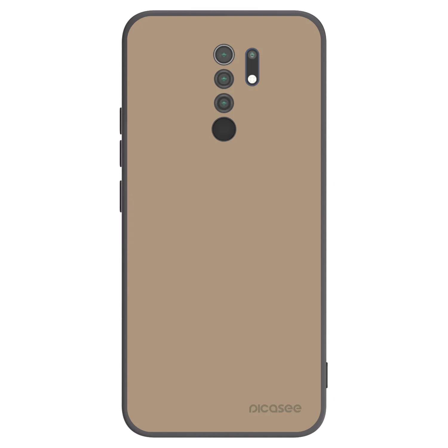 Picasee Xiaomi Redmi 9 Hülle - Schwarzes Silikon - Soft Sand