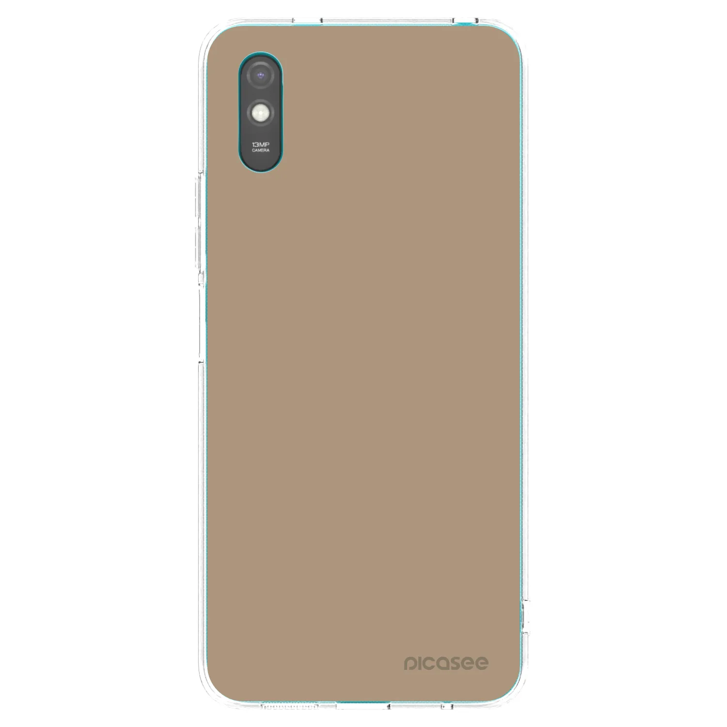 Picasee Xiaomi Redmi 9A Hülle - Transparentes Silikon - Soft Sand