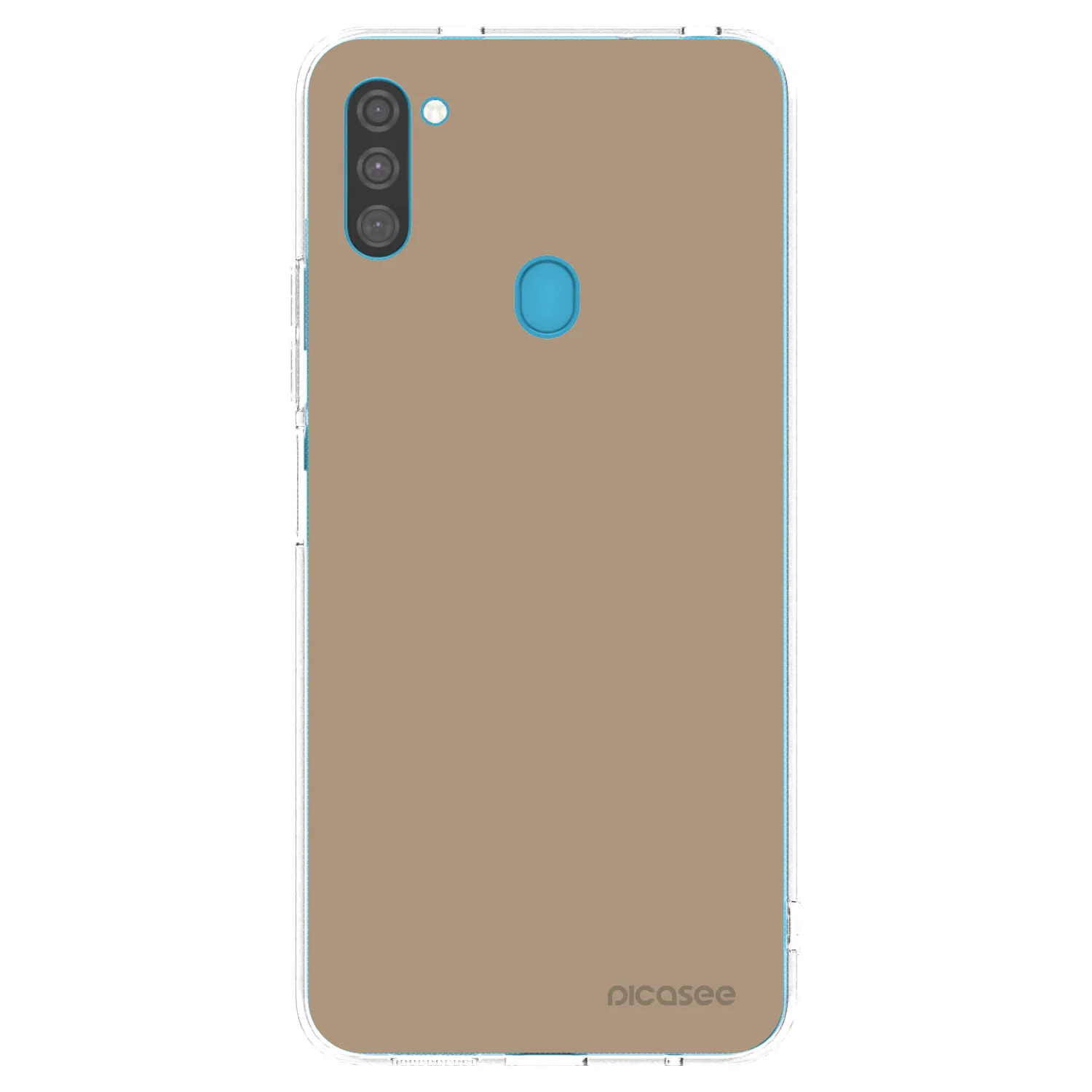 Picasee Samsung Galaxy M11 Hülle - Transparentes Silikon - Soft Sand