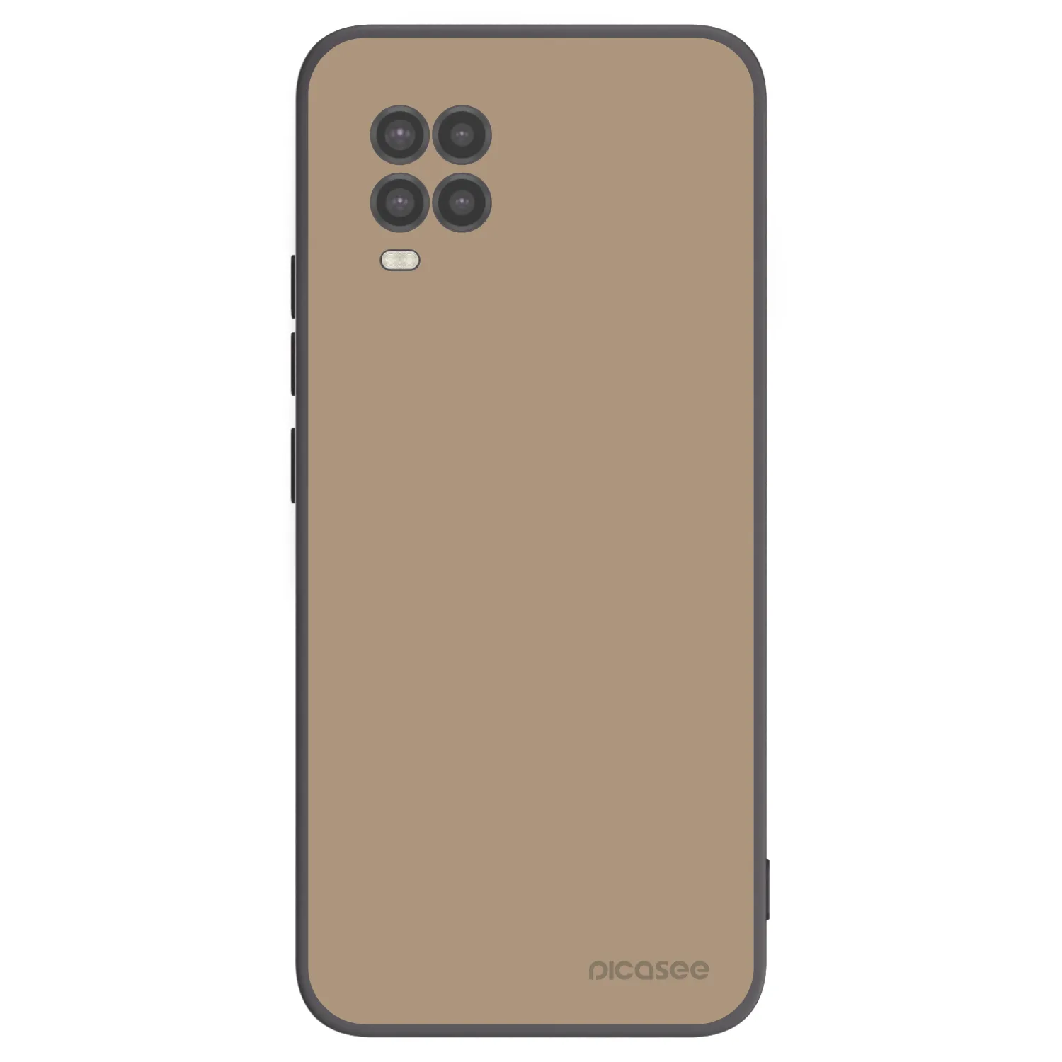 Picasee Xiaomi Mi 10 Lite Hülle - Schwarzes Silikon - Soft Sand