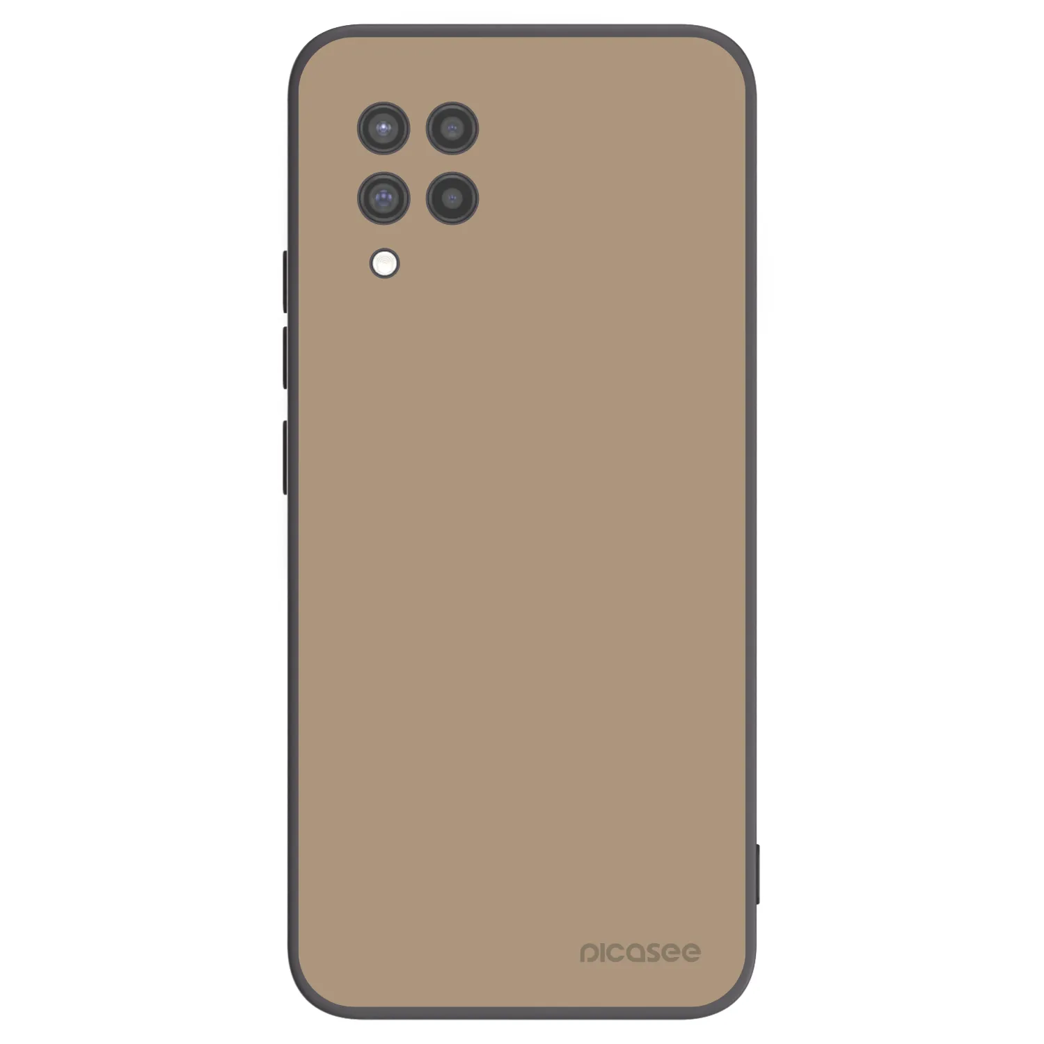 Picasee Samsung Galaxy A42 A426B Hülle - Schwarzes Silikon - Soft Sand