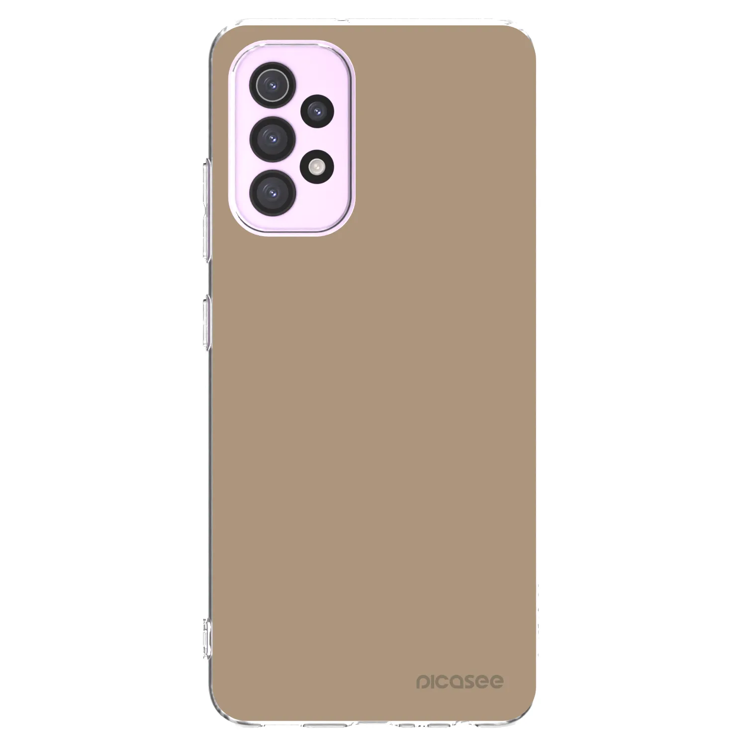 Picasee Samsung Galaxy A32 5G A326B Hülle - Transparentes Silikon - Soft Sand