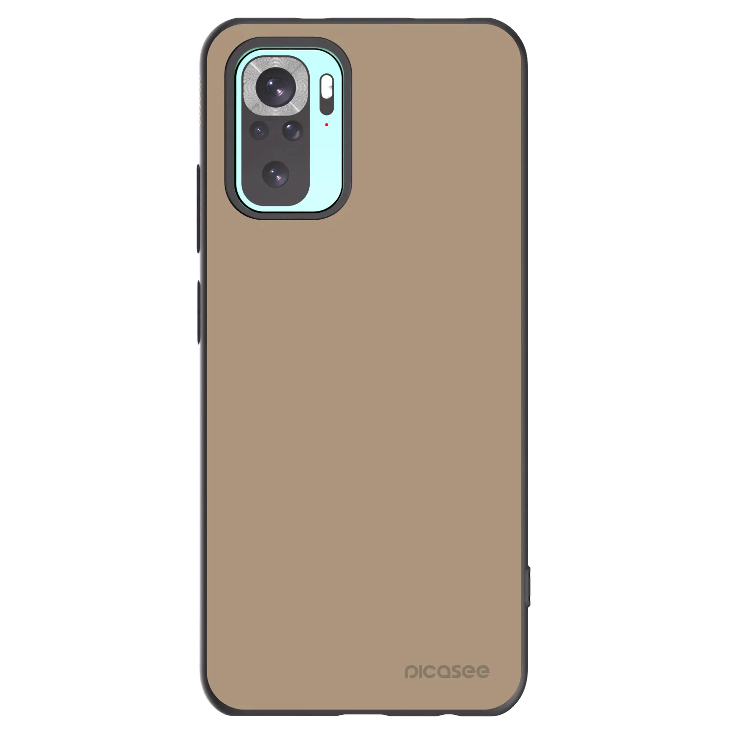Picasee Xiaomi Redmi Note 10 Pro Hülle - Schwarzes Silikon - Soft Sand