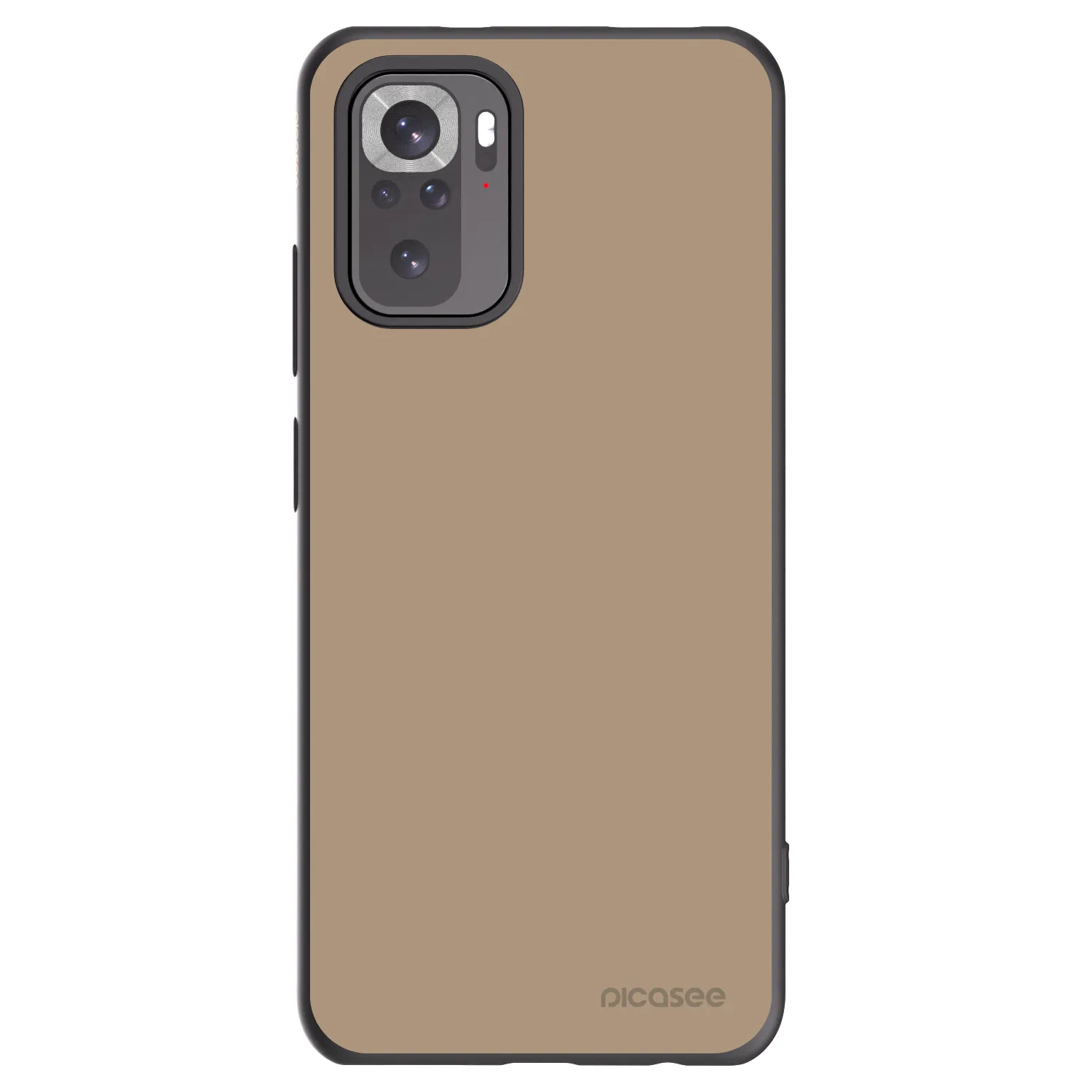 Picasee Xiaomi Redmi Note 10S Hülle - Schwarzes Silikon - Soft Sand