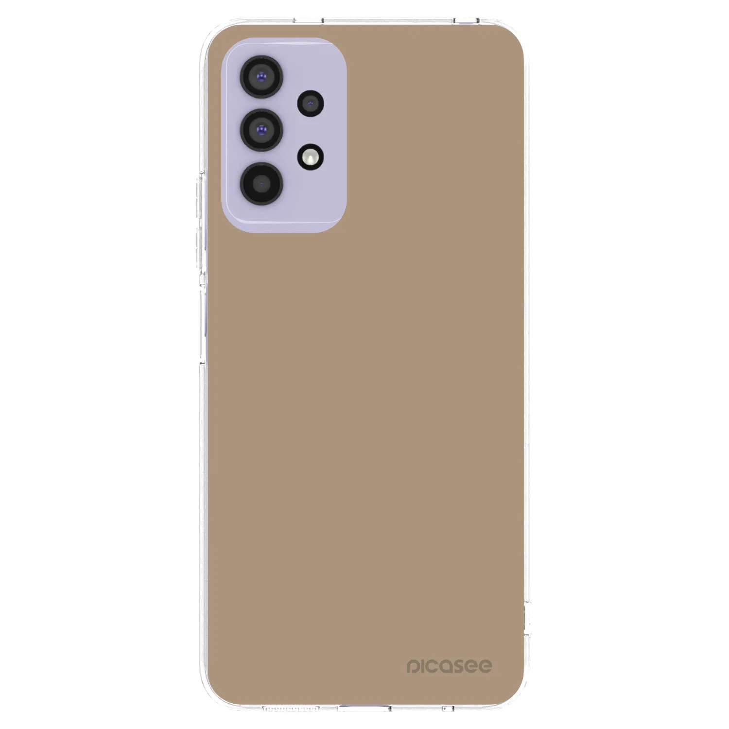 Picasee Samsung Galaxy A32 4G SM-A325F Hülle - Transparentes Silikon - Soft Sand