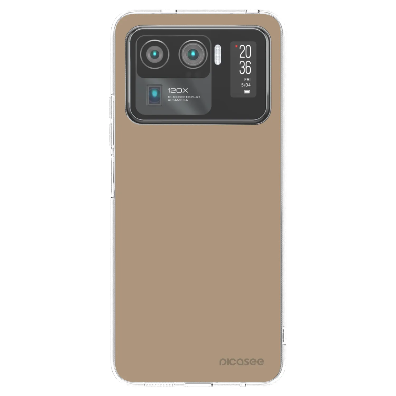 Picasee Xiaomi Mi 11 Ultra Hülle - Transparentes Silikon - Soft Sand