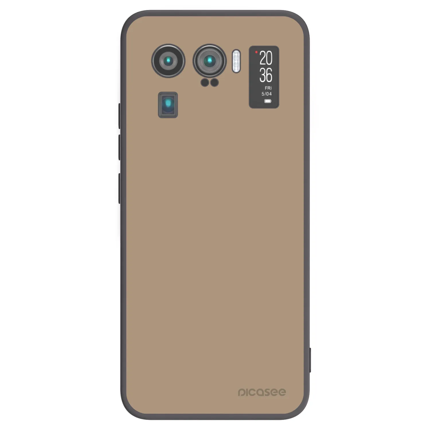 Picasee Xiaomi Mi 11 Ultra Hülle - Schwarzes Silikon - Soft Sand