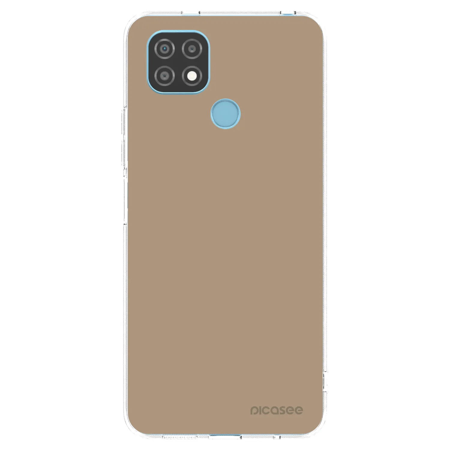Picasee Realme C21 Hülle - Transparentes Silikon - Soft Sand