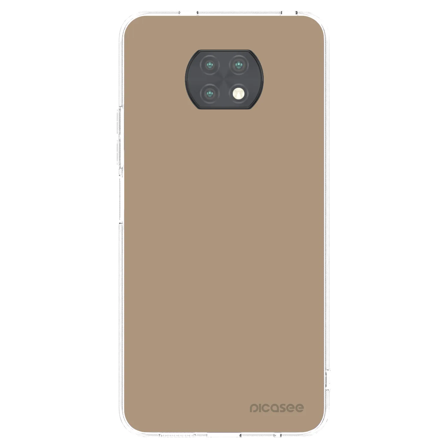 Picasee Xiaomi Redmi Note 9T Hülle - Transparentes Silikon - Soft Sand