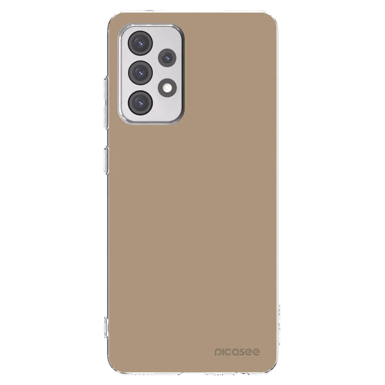 Picasee Samsung Galaxy A52s 5G A528B Hülle - Transparentes Silikon - Soft Sand