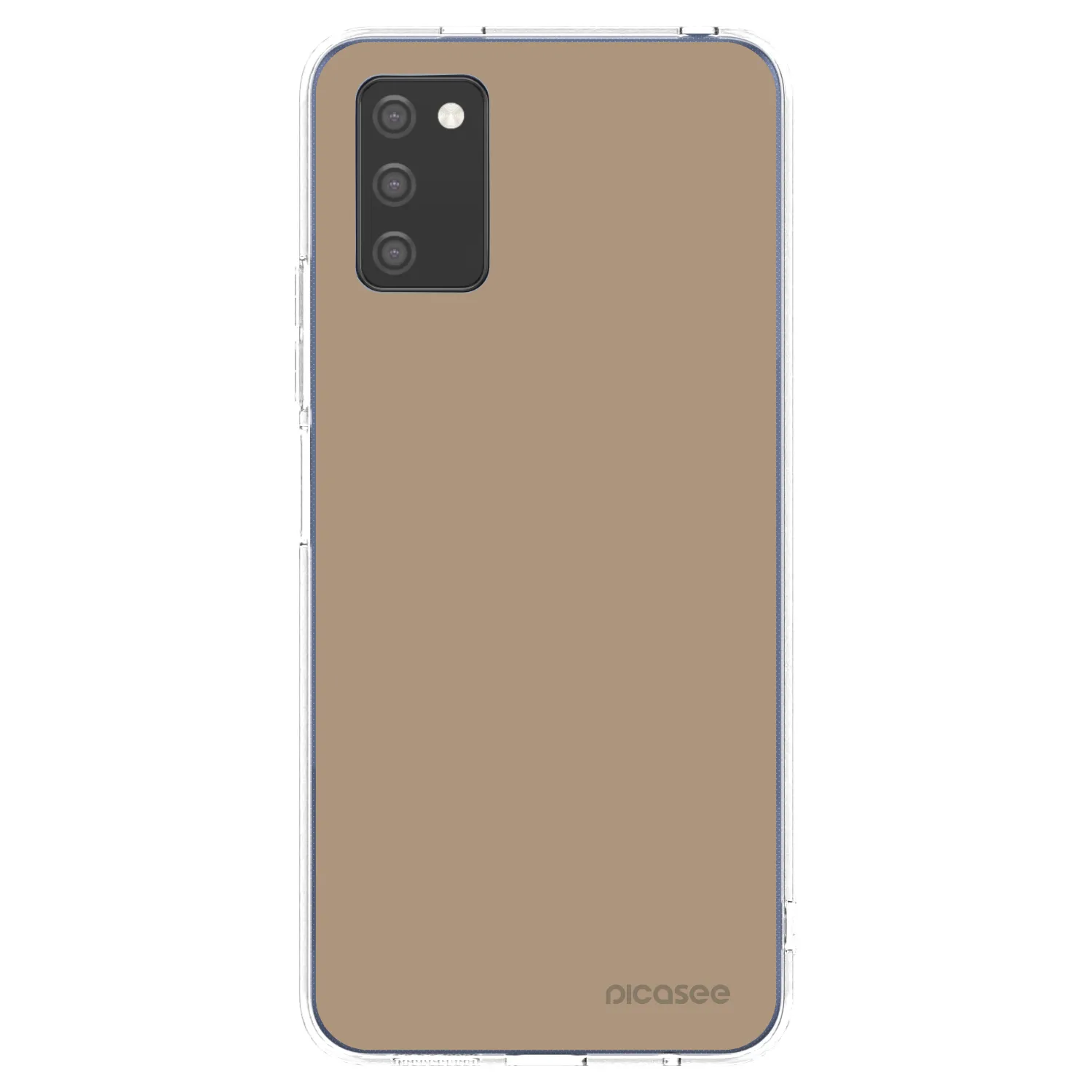 Picasee Samsung Galaxy A03s A037G Hülle - Transparentes Silikon - Soft Sand