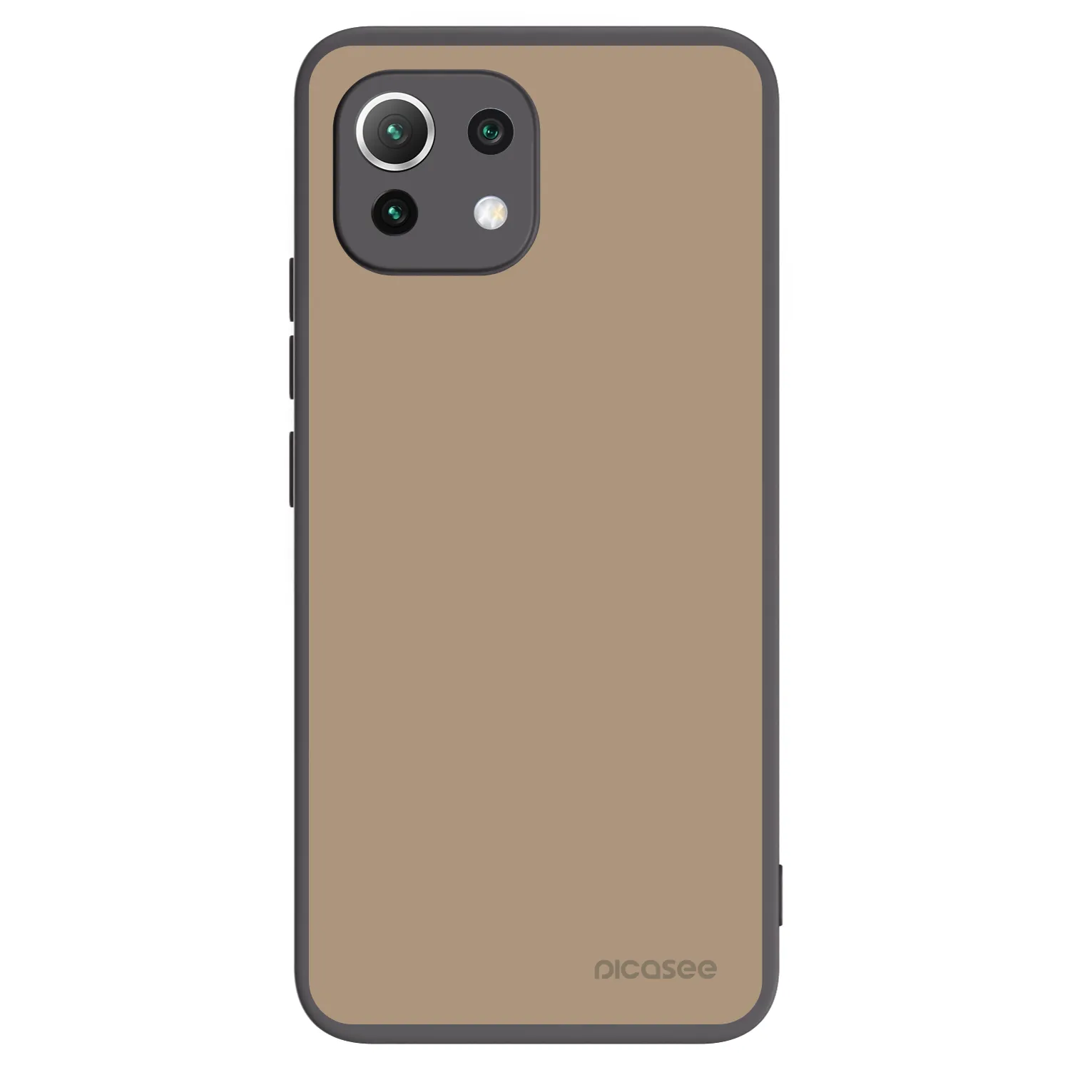 Picasee Xiaomi 11 Lite 5G NE Hülle - Schwarzes Silikon - Soft Sand