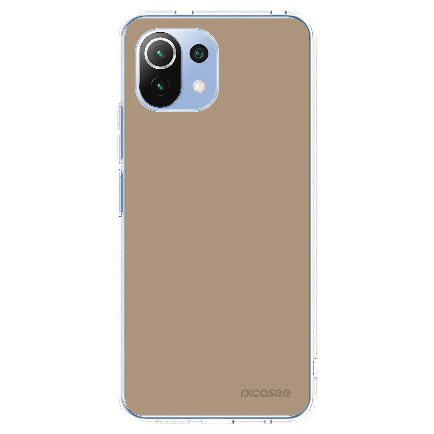 Picasee Xiaomi 11 Lite 5G NE Hülle - Transparentes Silikon - Soft Sand