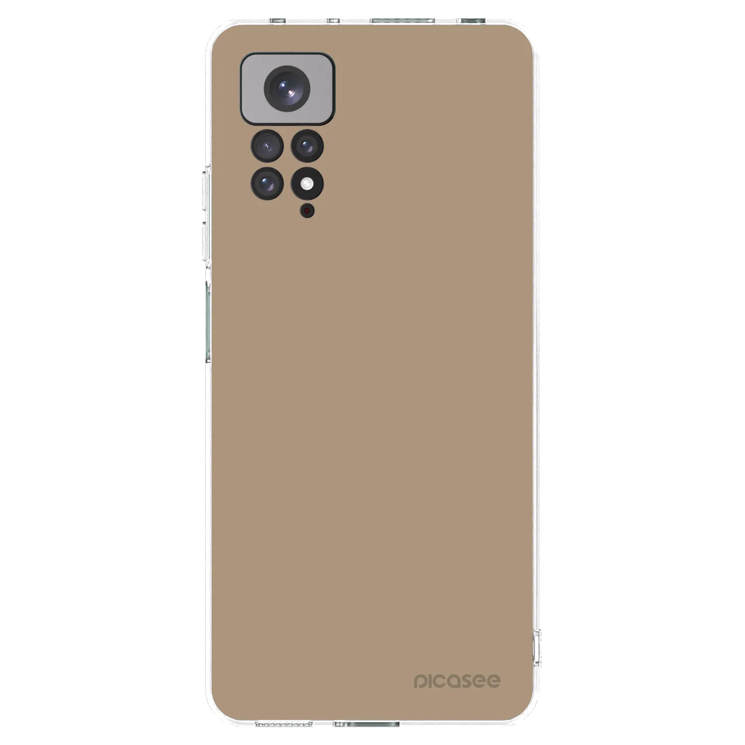 Picasee Xiaomi Redmi Note 11S 4G Hülle - Transparentes Silikon - Soft Sand