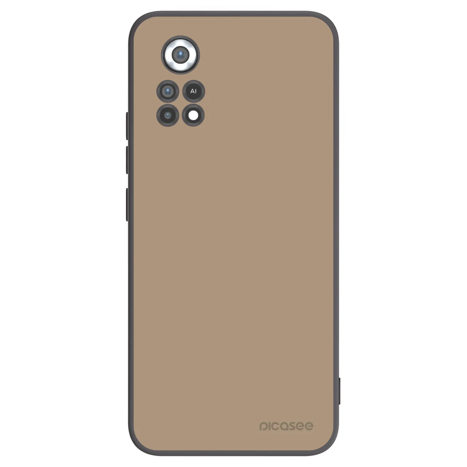 Picasee Xiaomi Poco X4 Pro 5G Hülle - Schwarzes Silikon - Soft Sand