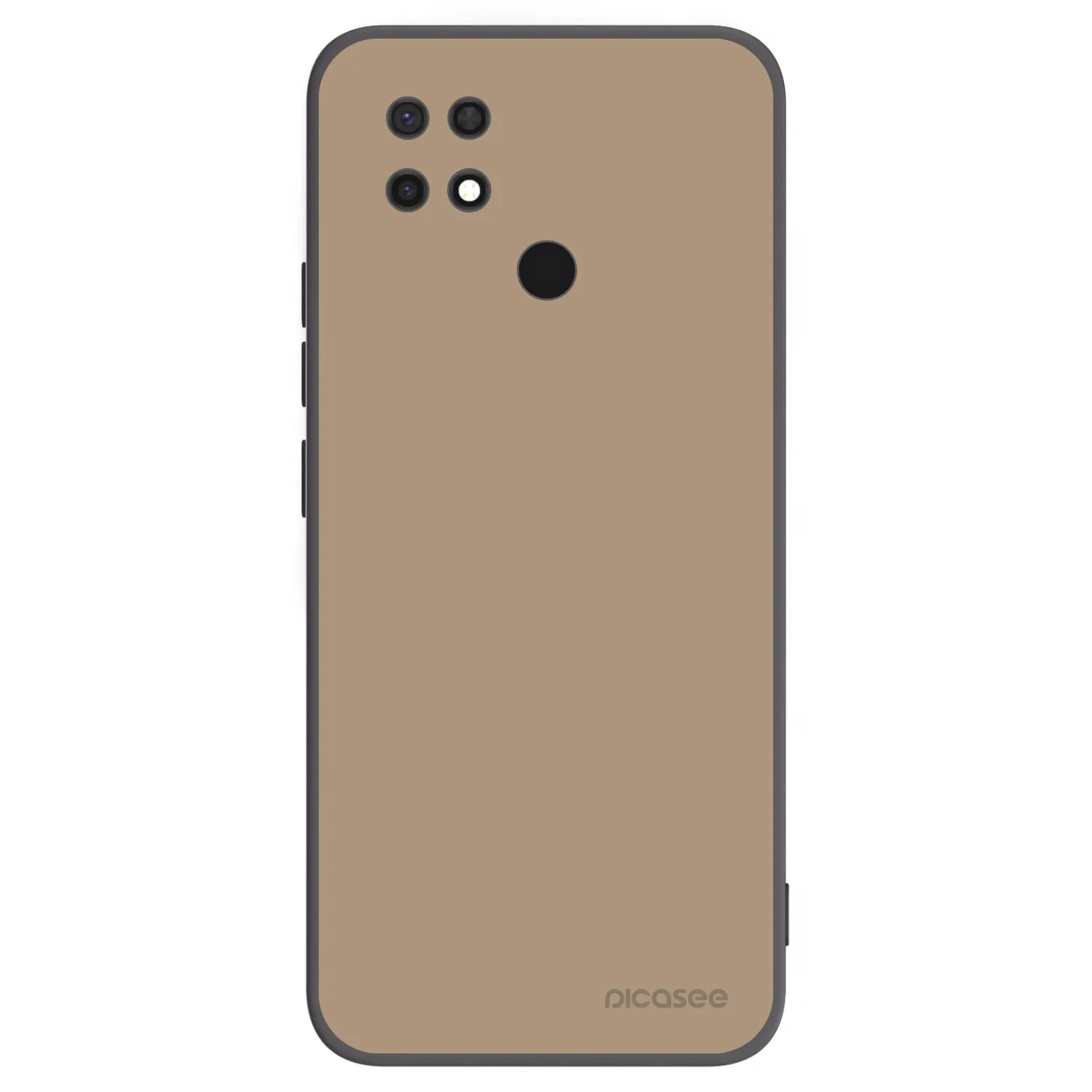 Picasee Xiaomi Redmi 10C Hülle - Schwarzes Silikon - Soft Sand