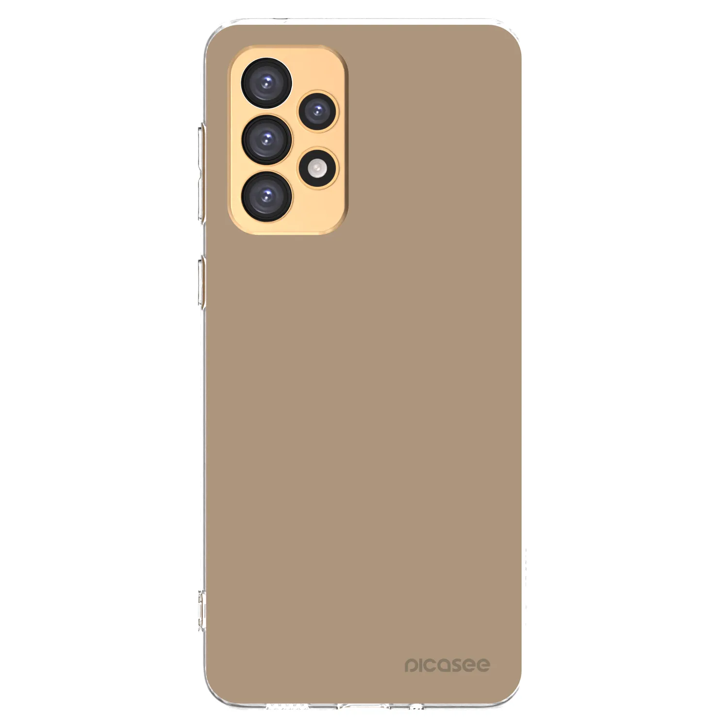 Picasee Samsung Galaxy A33 5G A336 Hülle - Transparentes Silikon - Soft Sand