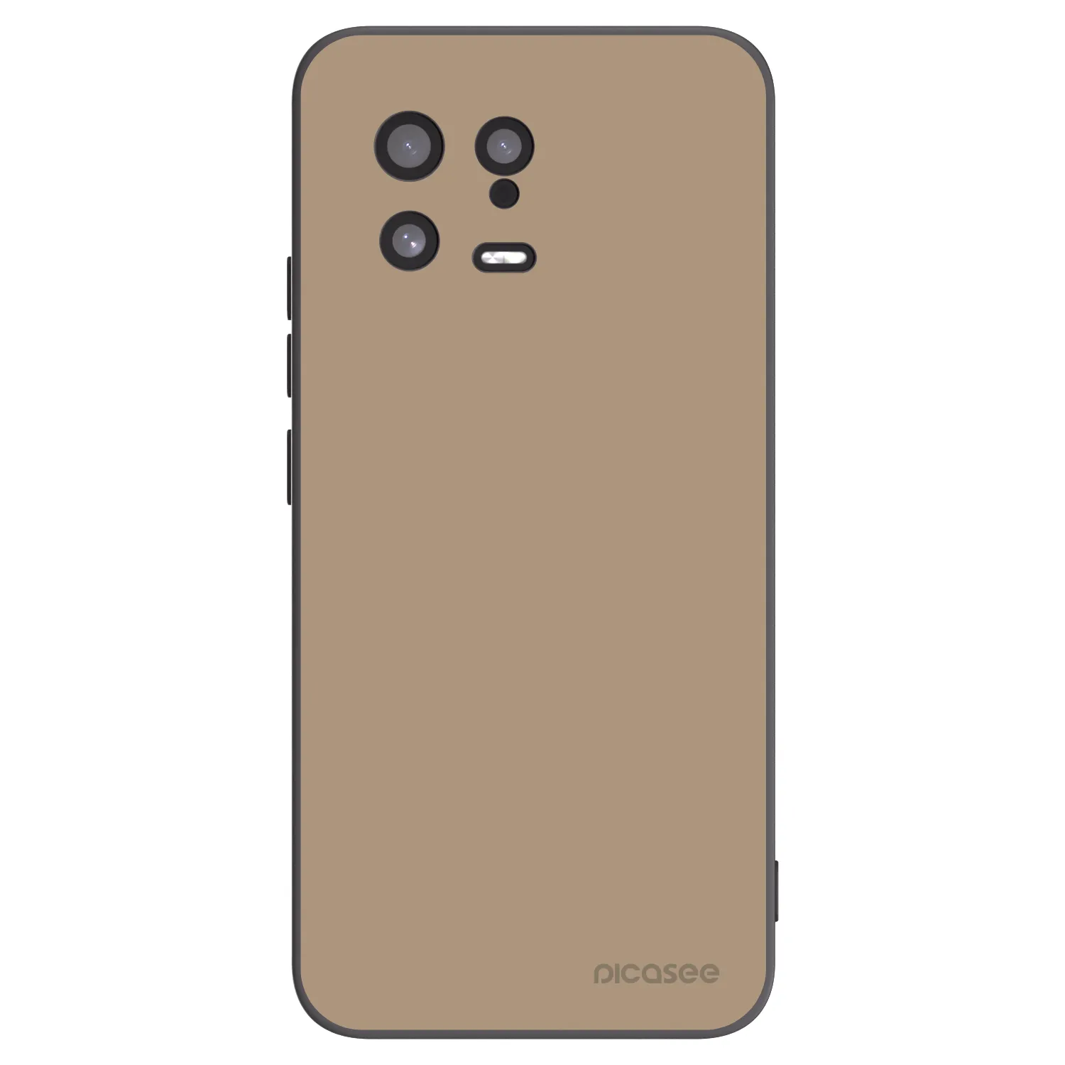 Picasee Xiaomi 13 Hülle - Schwarzes Silikon - Soft Sand
