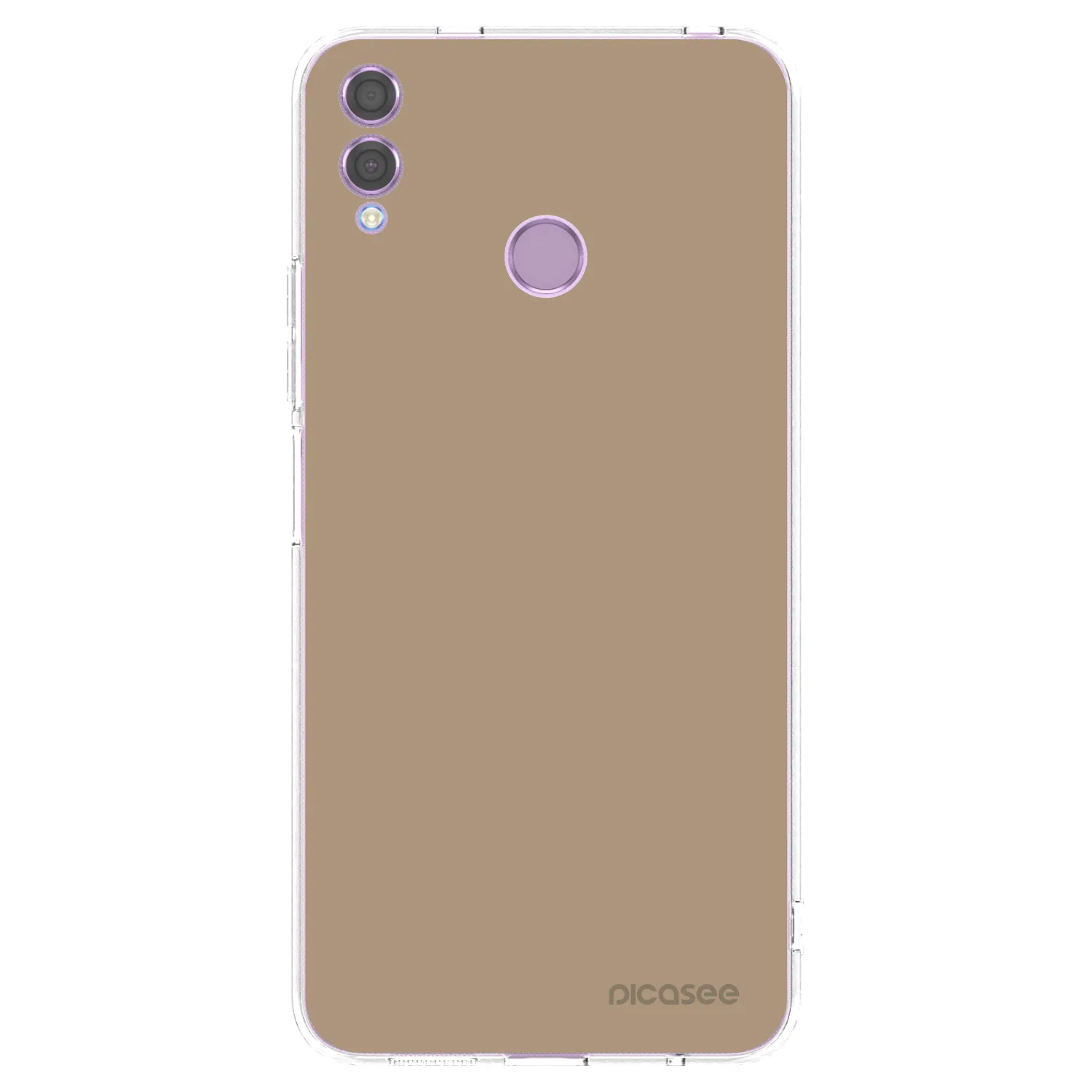 Picasee Honor 8X Hülle - Transparentes Silikon - Soft Sand