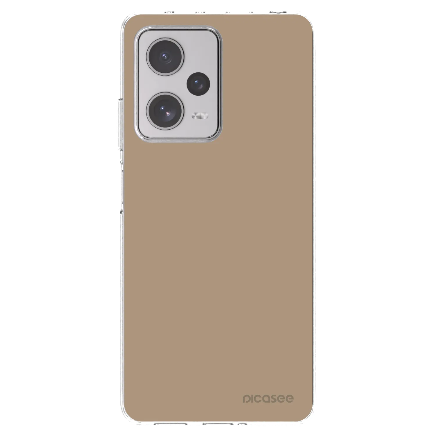 Picasee Xiaomi Redmi Note 12 Pro+ 5G Hülle - Transparentes Silikon - Soft Sand