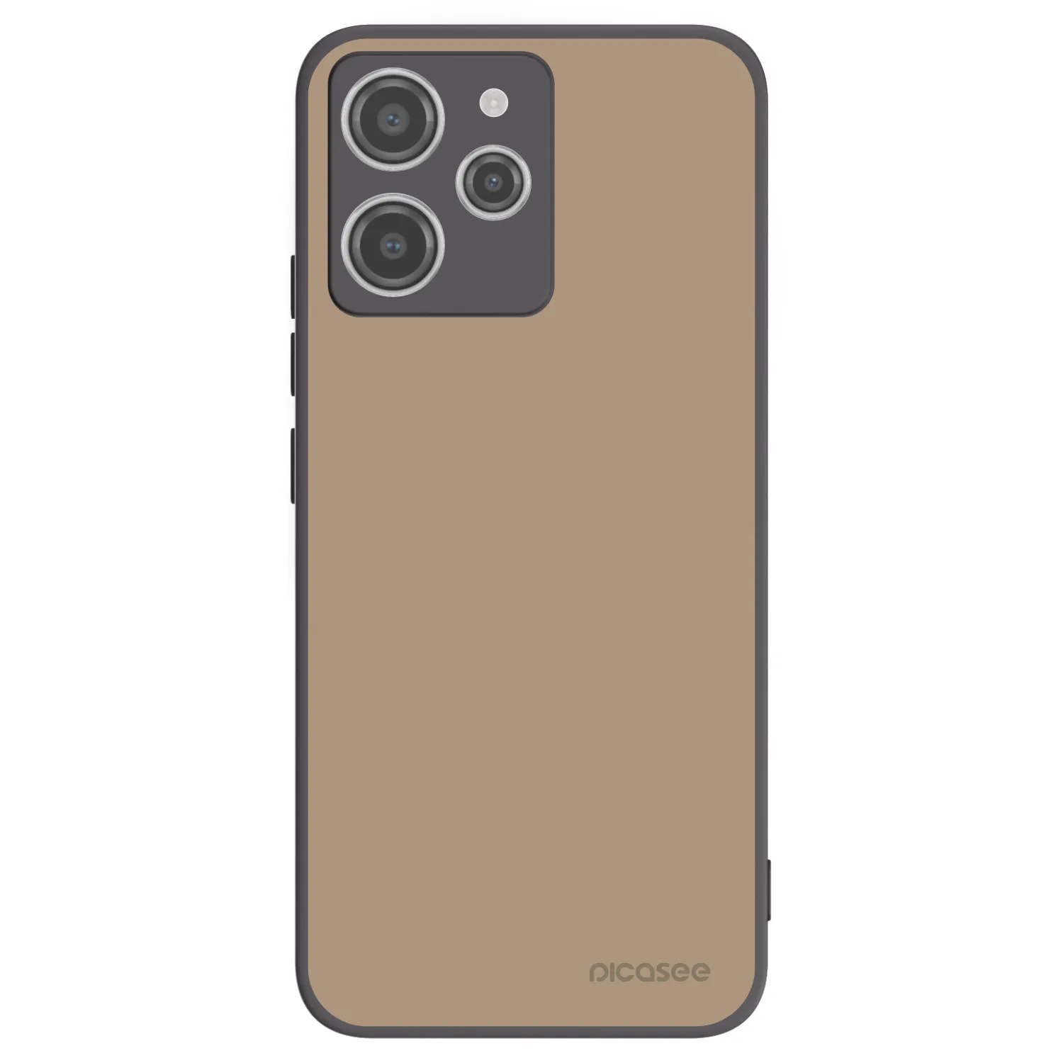 Picasee Xiaomi Redmi 12 4G Hülle - Schwarzes Silikon - Soft Sand