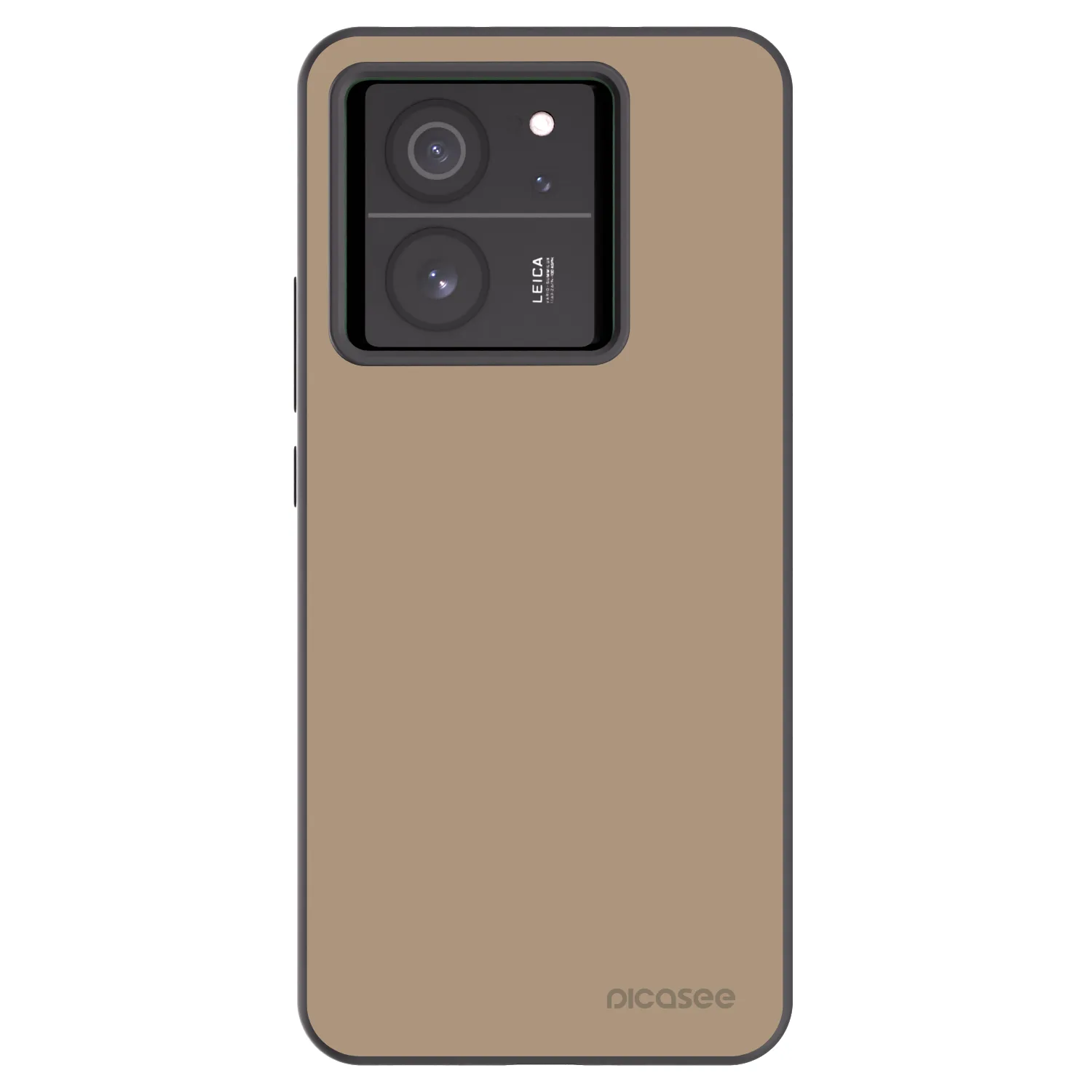Picasee Xiaomi 13T Hülle - Schwarzes Silikon - Soft Sand