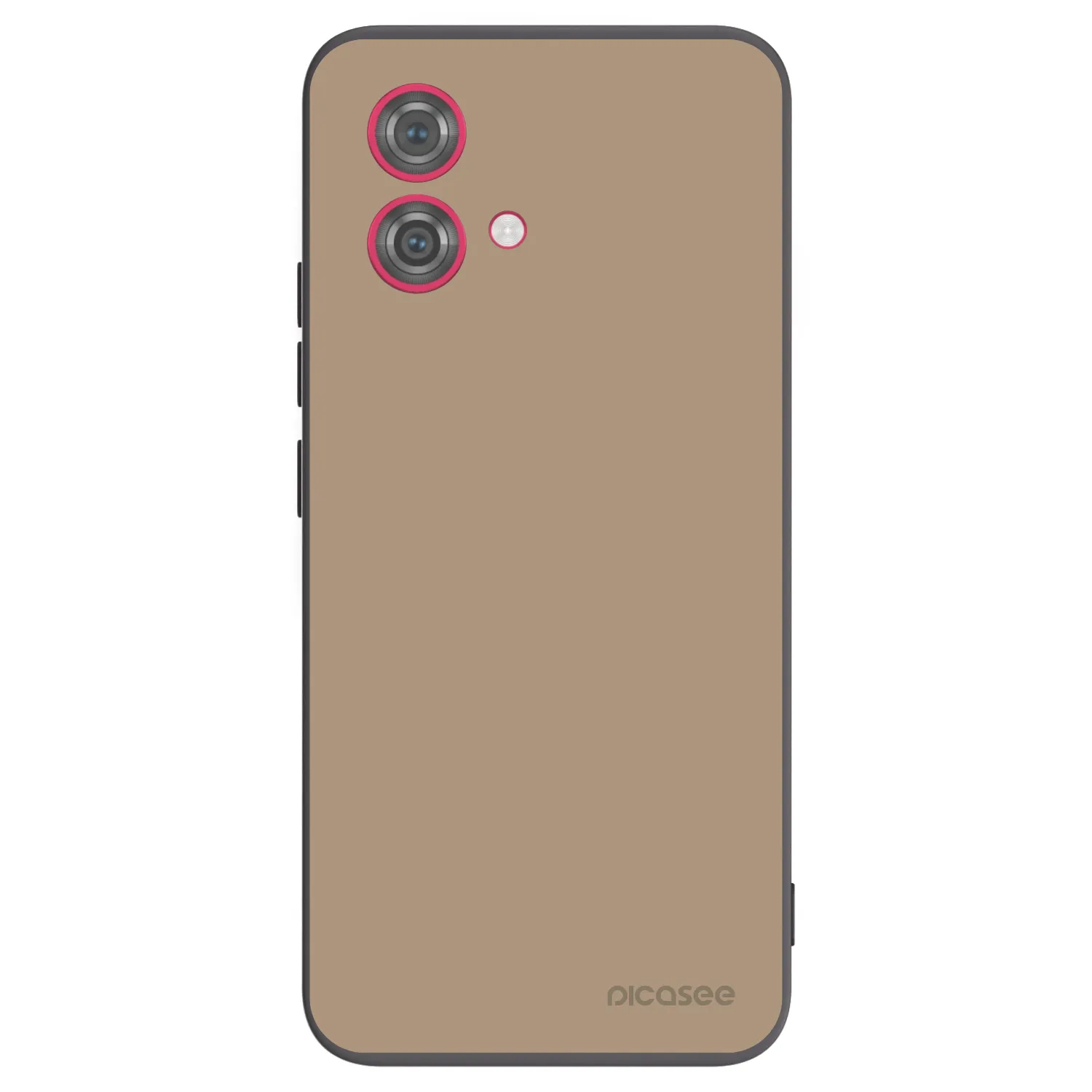 Picasee Motorola Moto G84 5G Hülle - Schwarzes Silikon - Soft Sand