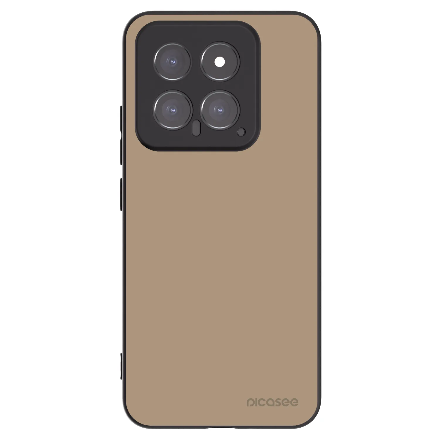 Picasee Xiaomi 14 Hülle - Schwarzes Silikon - Soft Sand