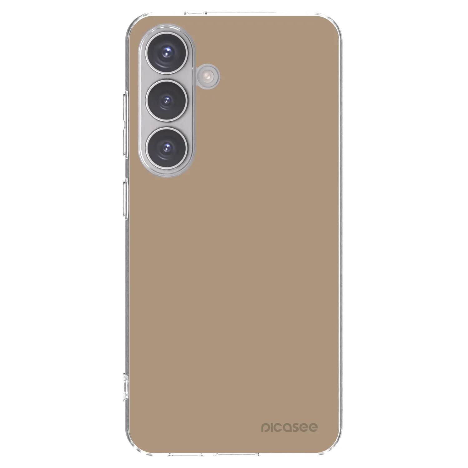 Picasee Samsung Galaxy S24 S921B 5G Hülle - Transparentes Silikon - Soft Sand