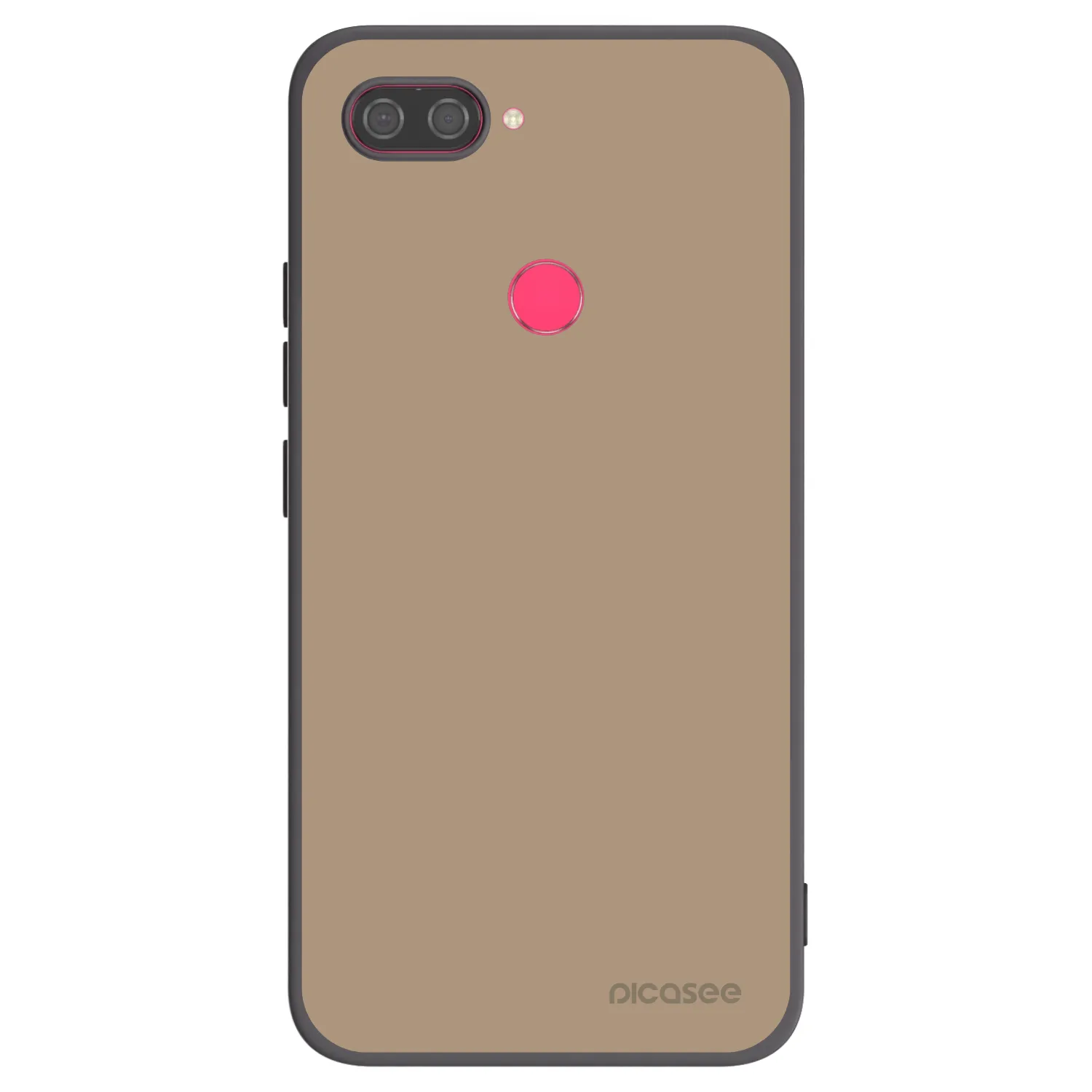 Picasee Xiaomi Mi 8 Lite Hülle - Schwarzes Silikon - Soft Sand