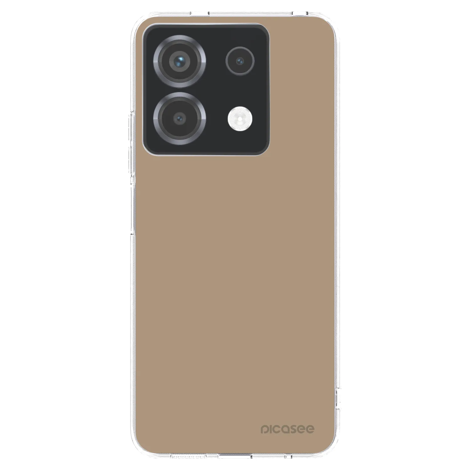 Picasee Xiaomi Poco X6 Hülle - Transparentes Silikon - Soft Sand